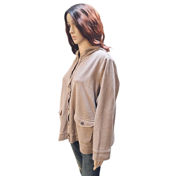 Lauren Ralph Lauren Beige Hoodie - Picture 2 of 5